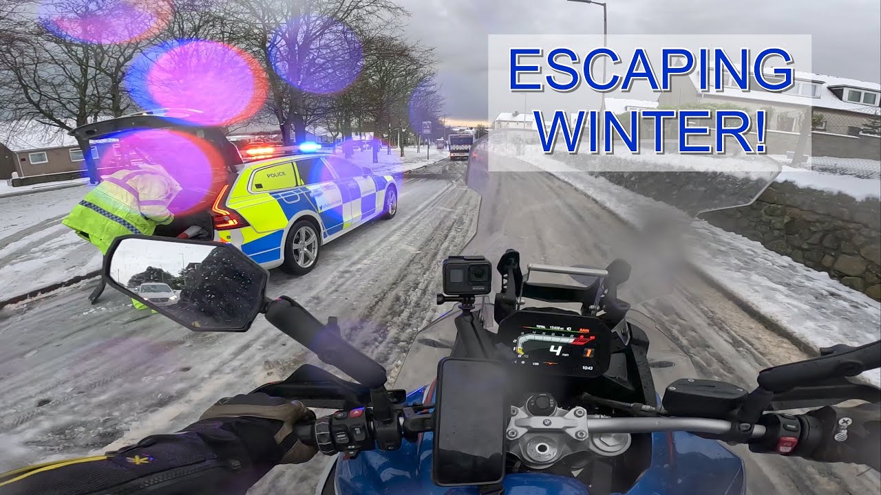 Escaping Scottish Winter  - BMW F850 GS Adventure - Part 1