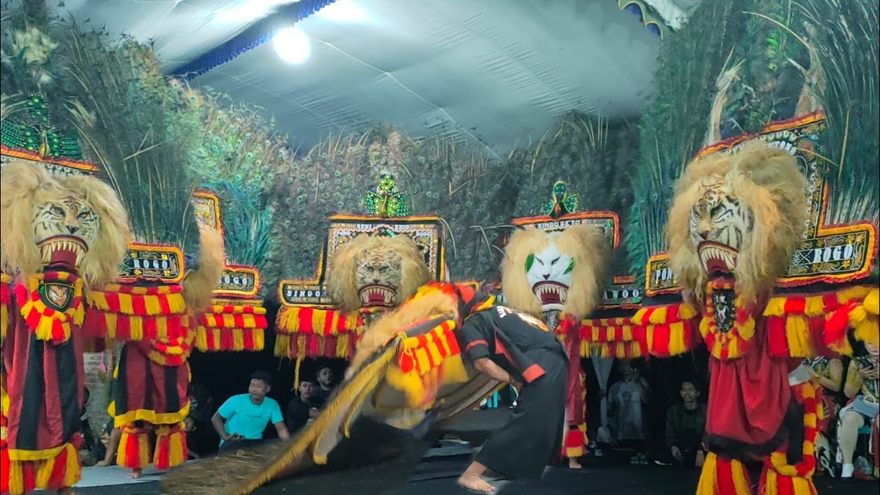 MERINDING AUTO PATAH❗ATRAKSI BARONGAN REOG PONOROGO TERBESAR GEGERKAN DESA TAMANSARI SAMBIT