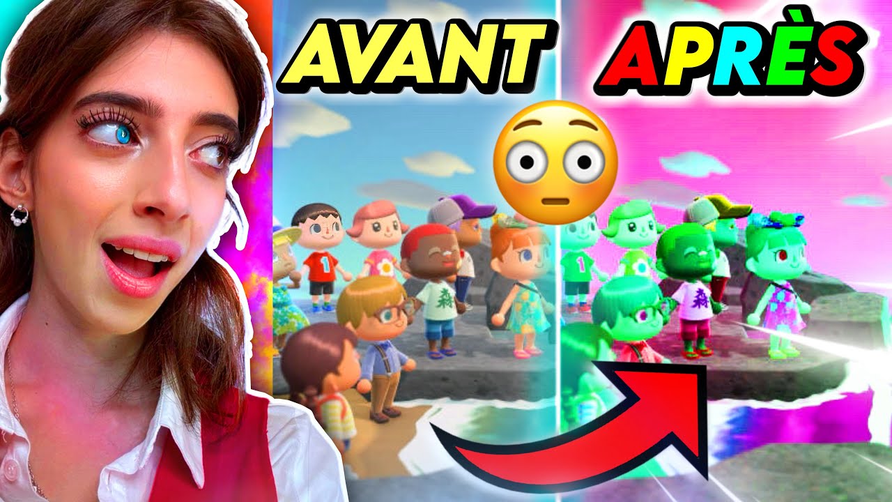 J’AI CASSÉ MON ANIMAL CROSSING 😭, JE JOUE EN MODE DALTONIEN…