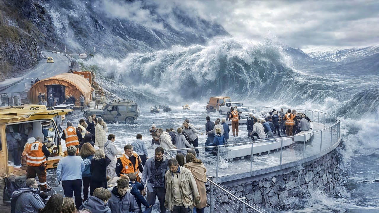 A Town Gets 10 Minutes to Escape Before a Massive Tsunami Hits