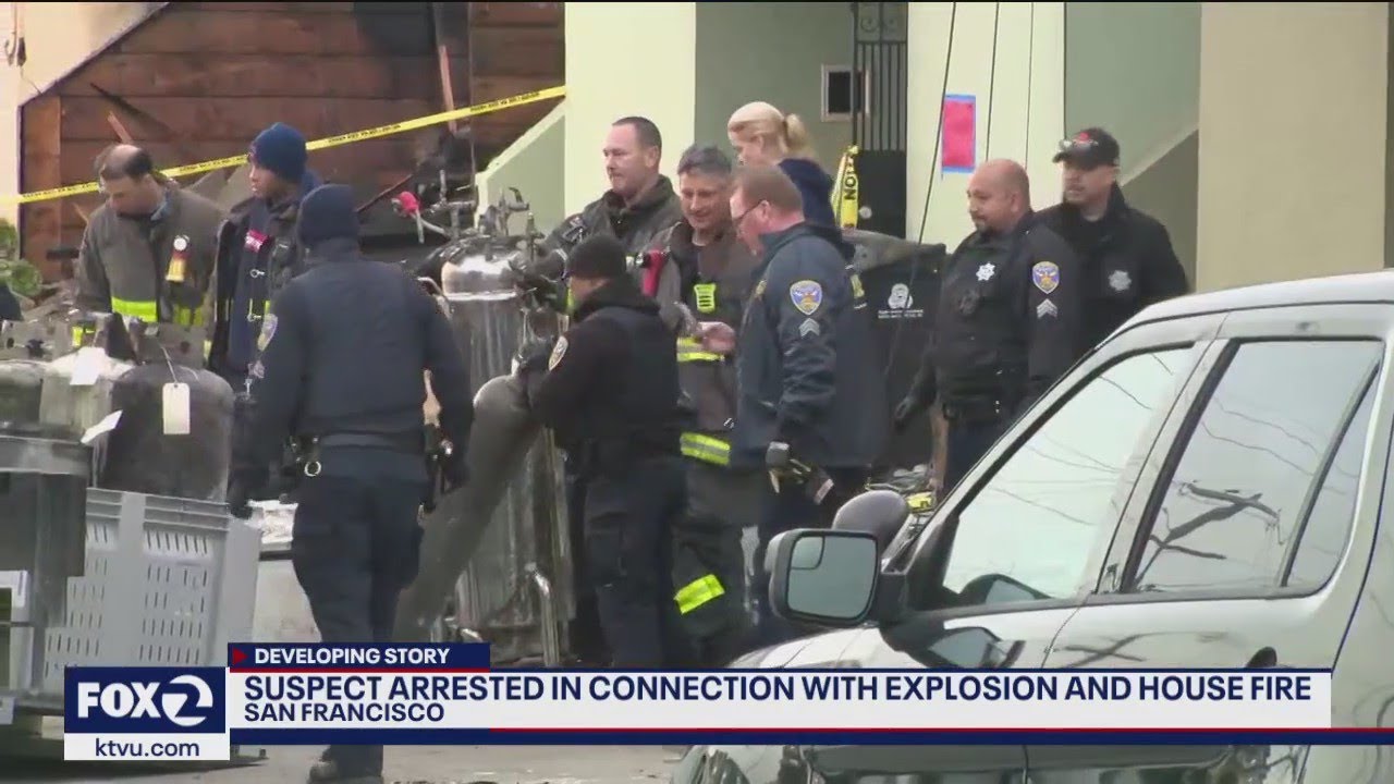 Suspect arrested in San Francisco Sunset home explosion; facing manslaughter, drug manufacturing cha