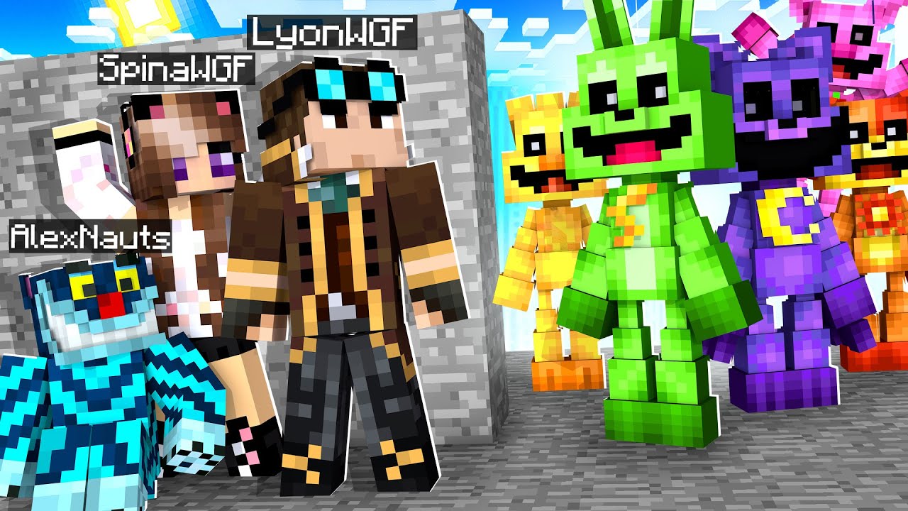 MINECRAFT MA CON gli SMILING CRITTERS di POPPY PLAYTIME  CAPITOLO 3!