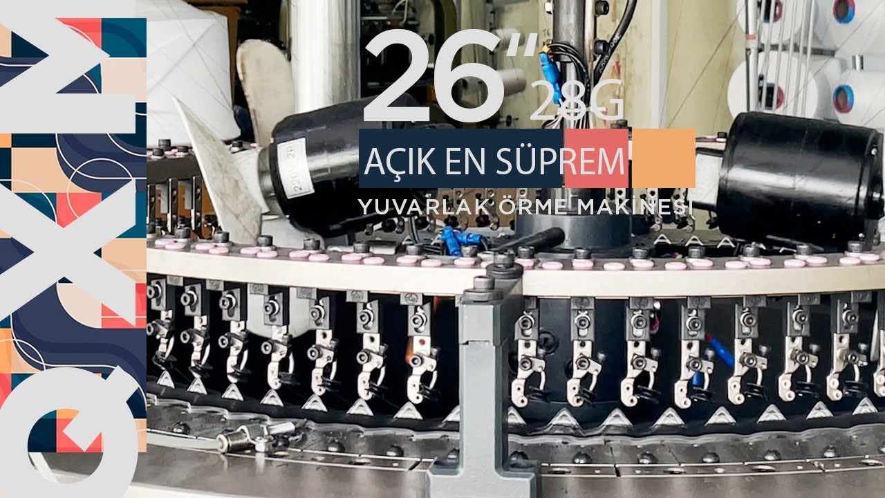 A&ccedil;ıken s&uuml;prem yuvarlak &ouml;rg&uuml; makinesi
