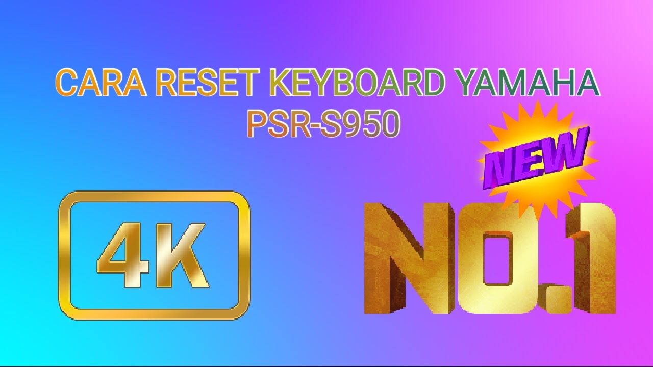 Cara Reset Keyboard yamaha dan kembali ke stelan pabrik,cek hardware Keyboard