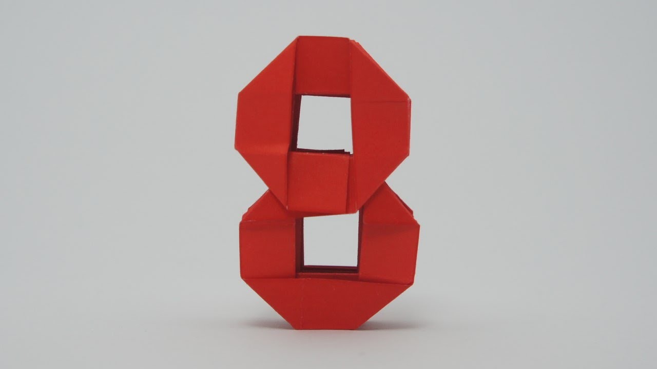 Origami Number 8