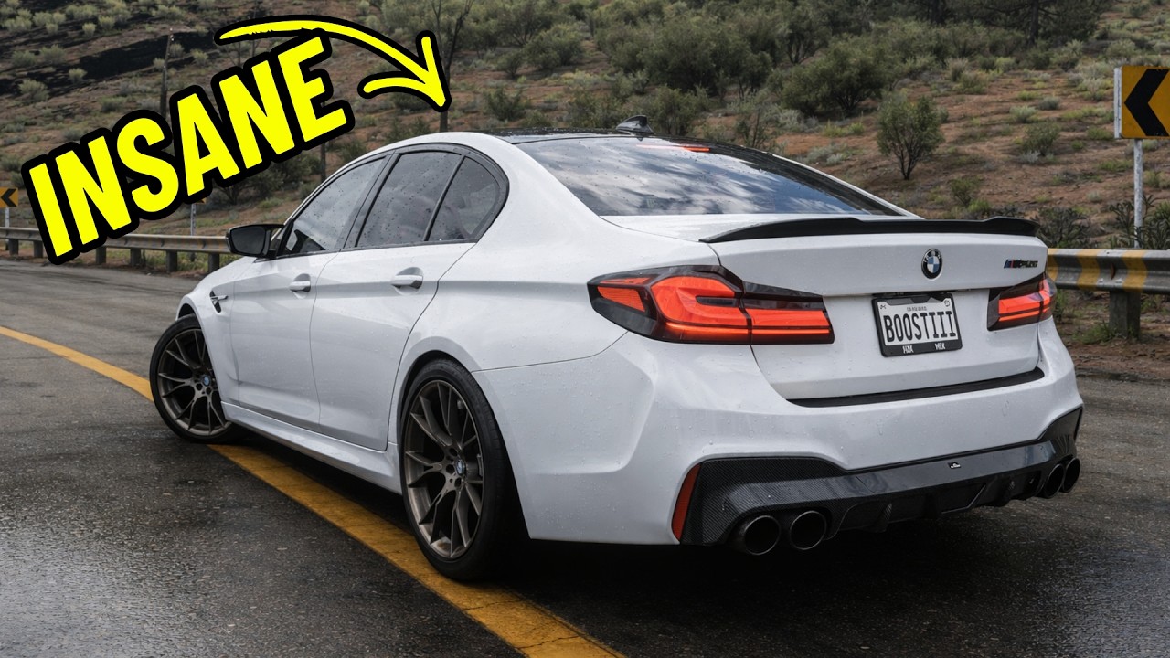 NASTY 900HP BMW M5 CS - Forza Horizon 5 | Steering Wheel Gameplay