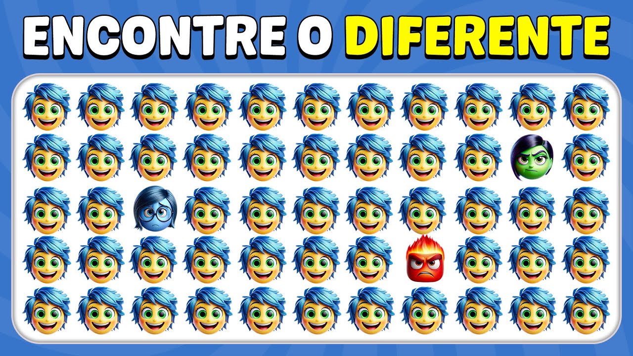 Encontre O Emoji Diferente - Edi&ccedil;&atilde;o Disney 🏰✨🪄 | Abelha De Teste