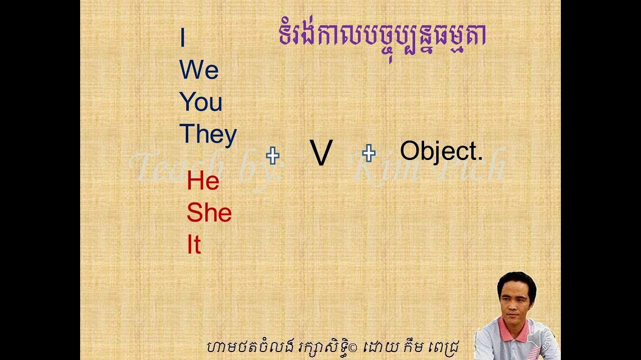 LESSON 22 PRESENT SIMPLE TENSE | មេរៀនទី២២ បច្ចុប្បន្នកាលធម្មតា