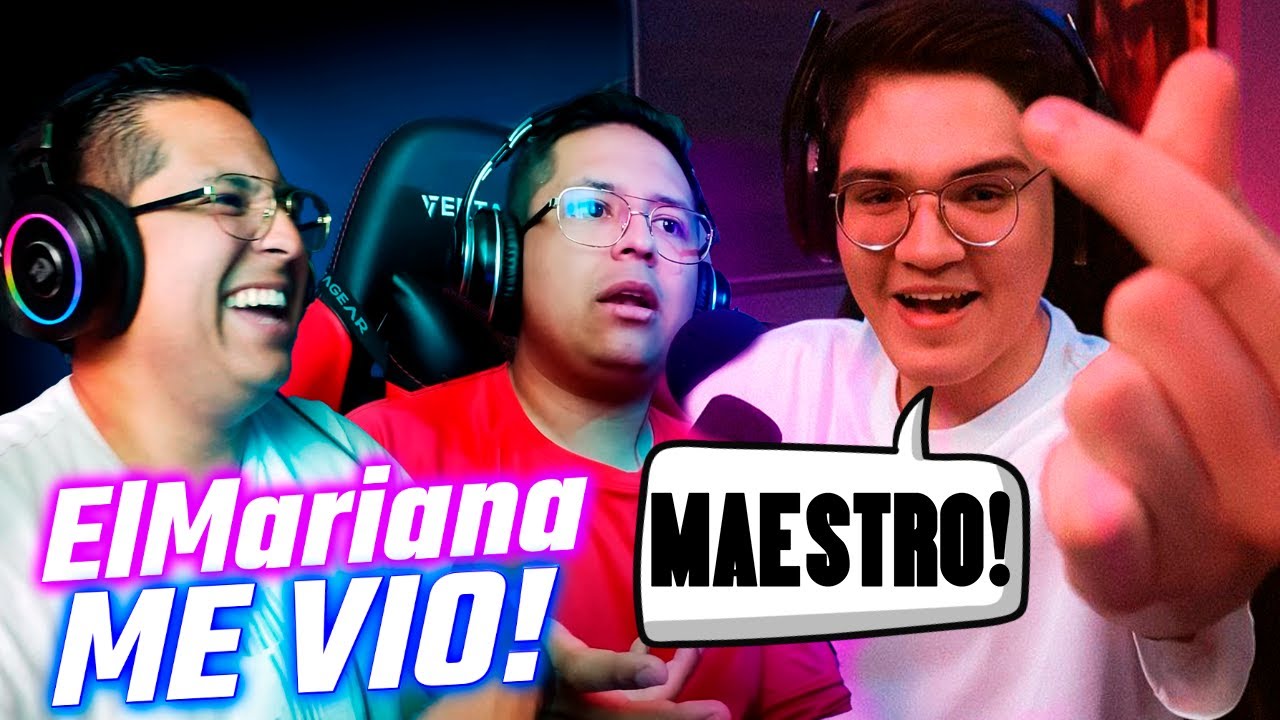 ElMariana REACCIONÓ a MI VIDEO! ''ElMariana podria ser CANTANTE?'' en STREAM! #elmariana #twitch