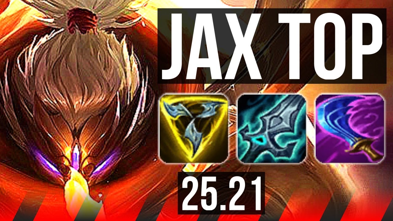 JAX vs YORICK (TOP) | 10/0/3, 8 solo kills, Legendary | EUW Master | 25.21