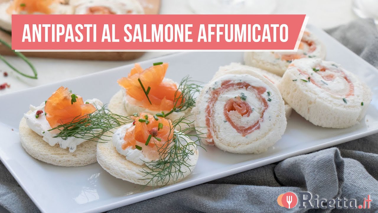 Antipasti al salmone affumicato (in 3 versioni)