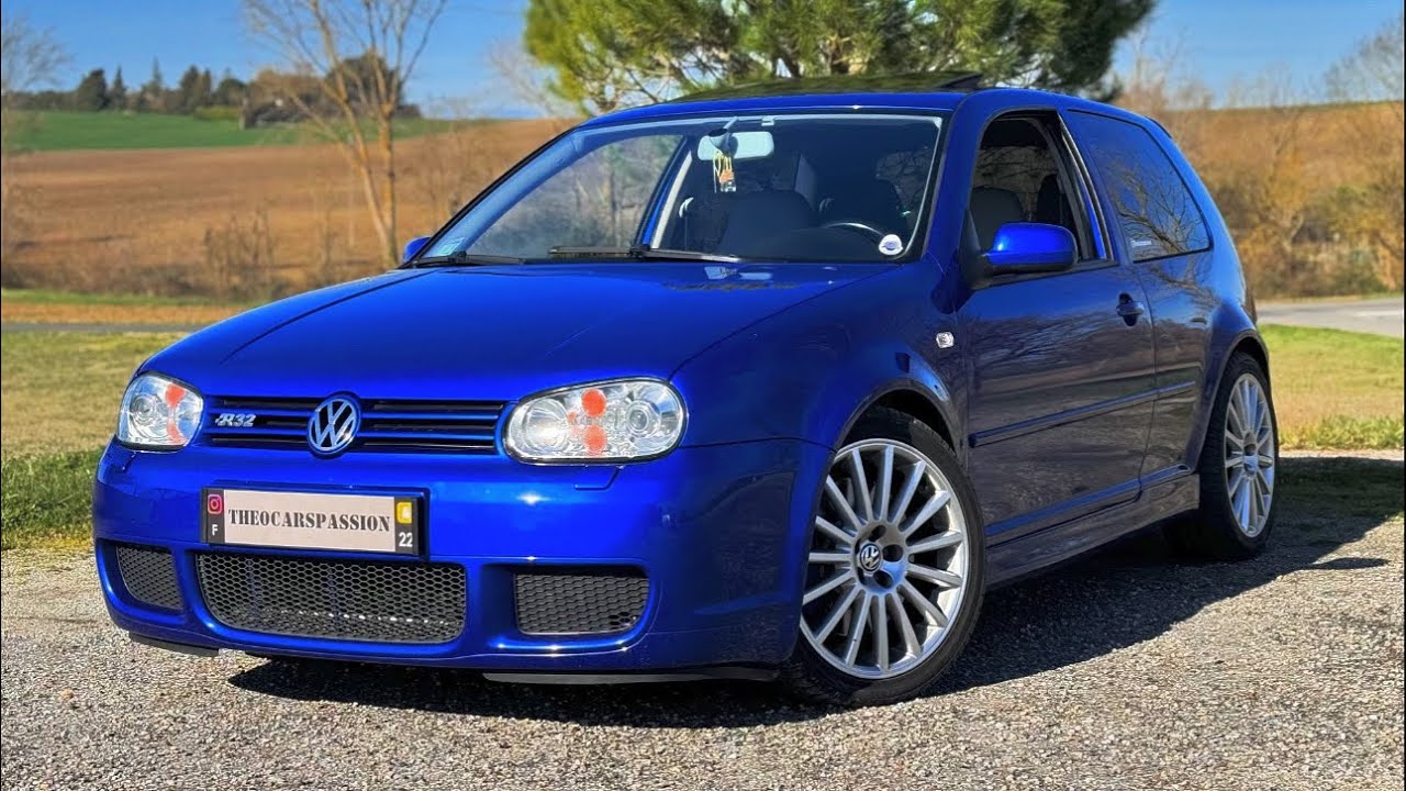 ma nouvelle golf 4 R32 deep blue 💙