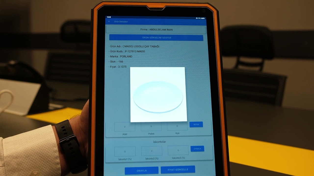 Setsis Nebim V3 Tablet Uygulaması