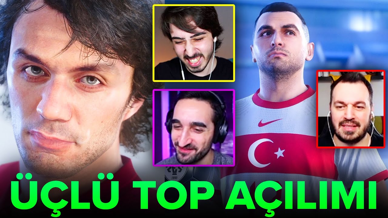 KRAL BURAK YILMAZ GELDİ!! // ONUR ABİ VE GÜRKAN ABİ İLE PES 2021 ÜÇLÜ TOP AÇILIMI