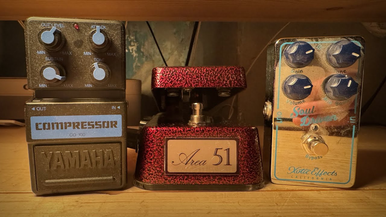 Yamaha CO-100 + Xotic Soul Driven 18v #ElectricGuitar #GuitarEffects #OverDrive