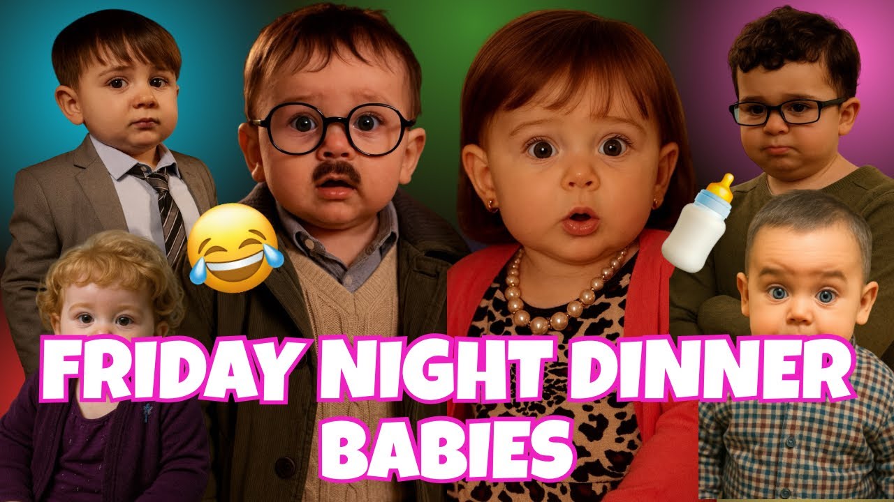 Friday Night Dinner… But They’re Babies 😂🍼 | Baby AI Compilation