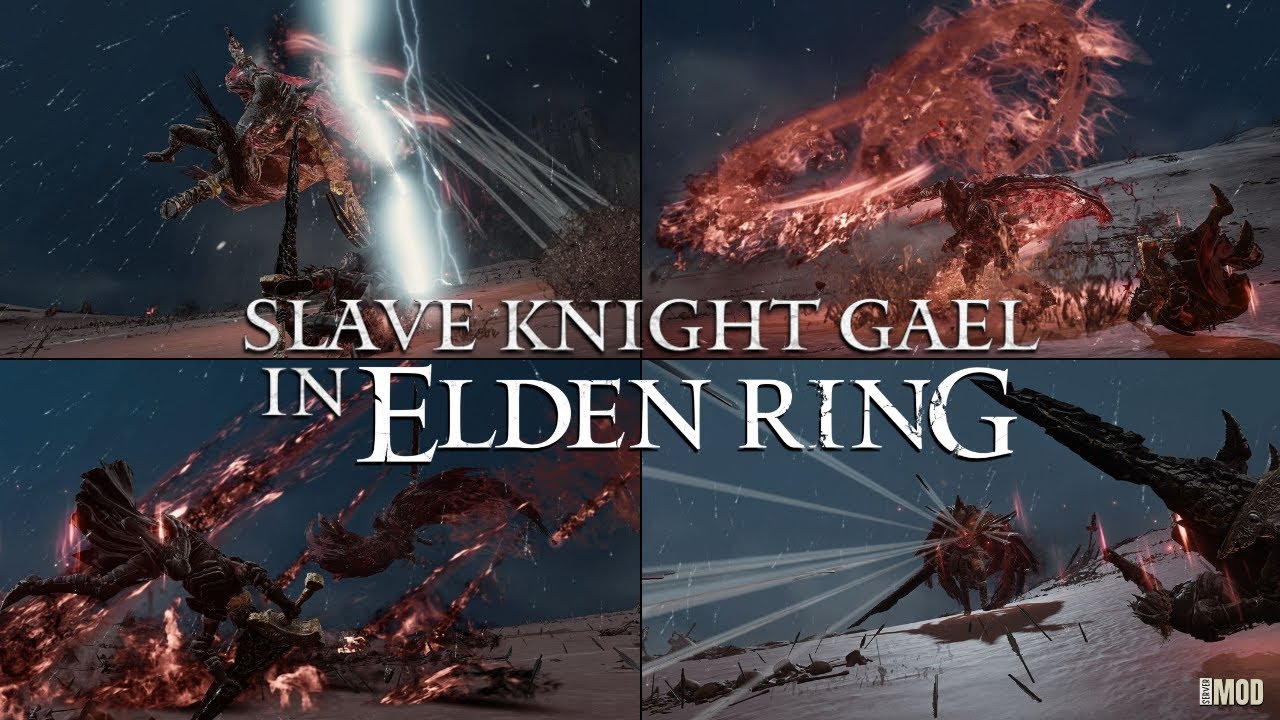 Gael Boss Fight in ELDEN RING Mod Showcase | Dark Souls III x Elden Ring Golden Age Mod