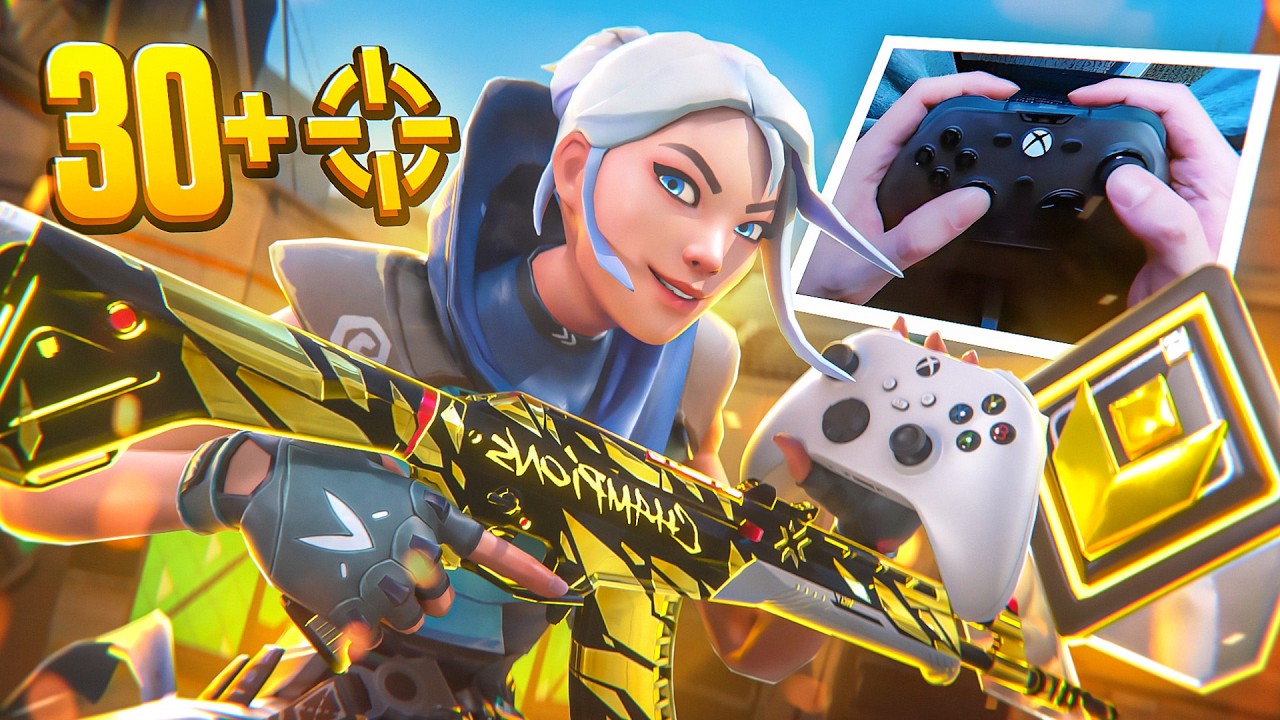*FULL GAME* INSANE 30+ KILL CONSOLE RADIANT VALORANT GAME (with handcam)