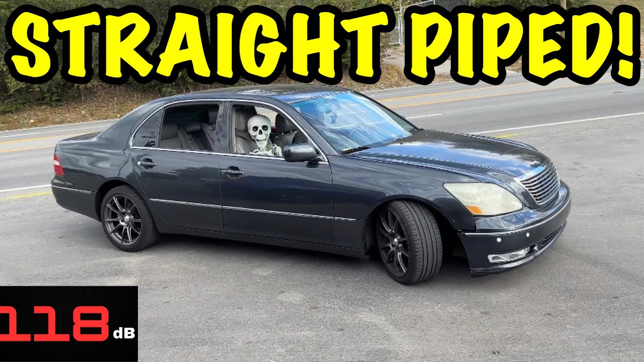 Настоящий двухтрубный Lexus LS 430 4.3L V8!