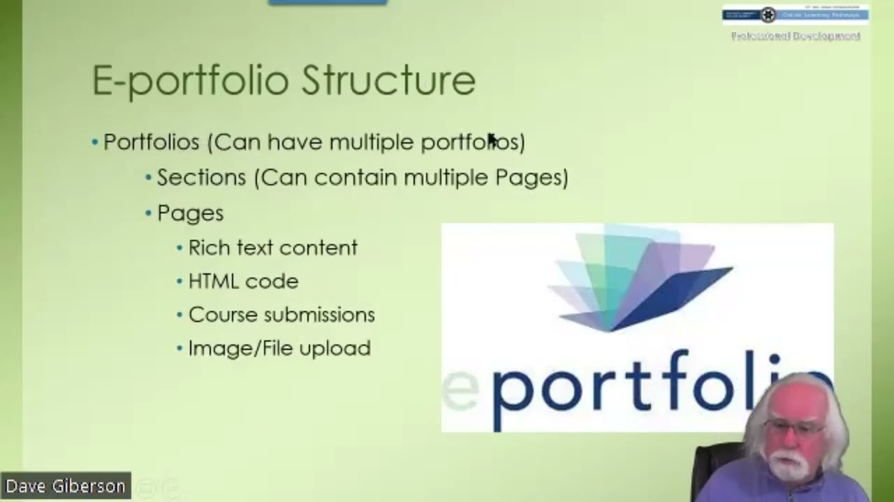 Using E-Portfolios in Canvas - 6/14/2022