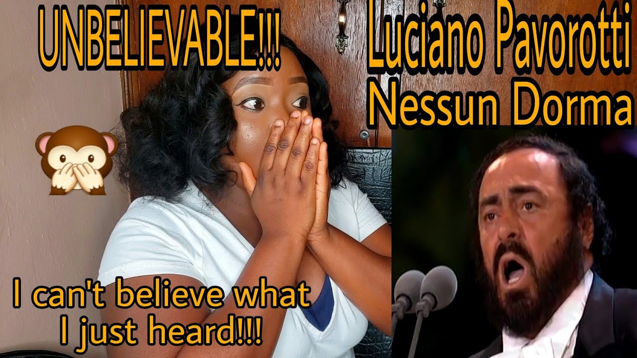 LUCIANO PAVAROTTI- NESSUN DORMA |Turandot 1994  (REACTION)