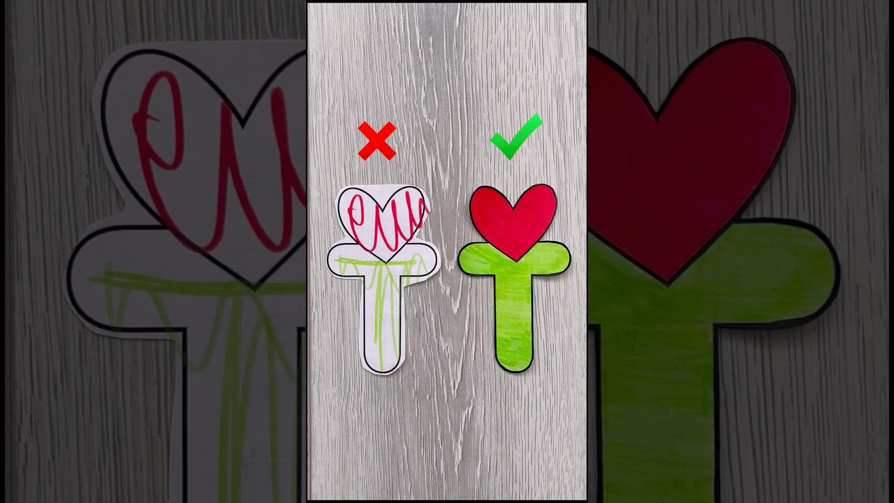 Perfect cut ✂️ letter T💚 #youtubeshorts #satisfying #trending #papercraft