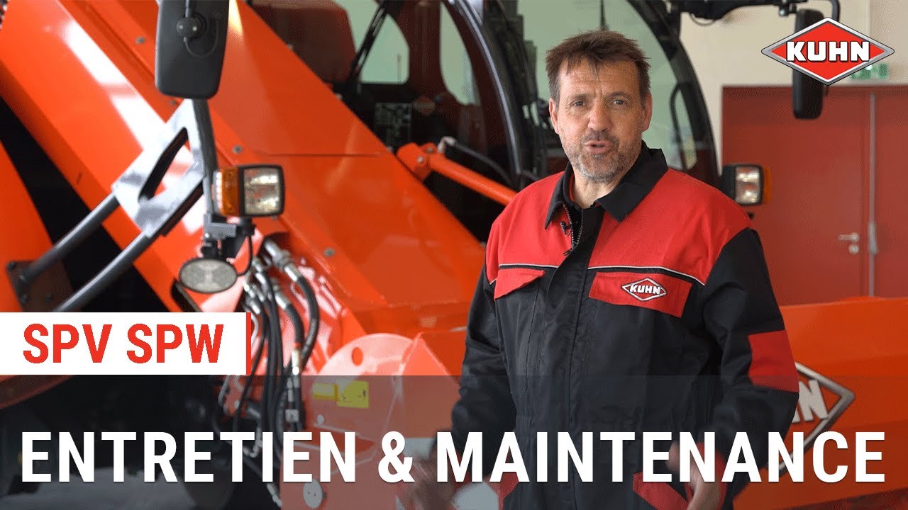Entretien et maintenance niveau 1 | SPV SPW | KUHN