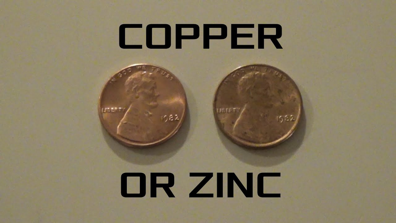 How to Tell if Penny is Copper or Zinc - 1982 Pennies