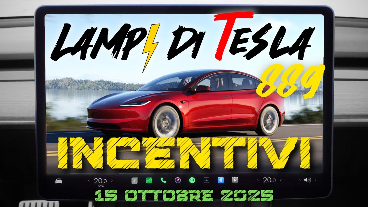 Incentivi anche per Model 3 LR RWD, 500k auto alla GigaTexas⚡️Lampi di Tesla 889
