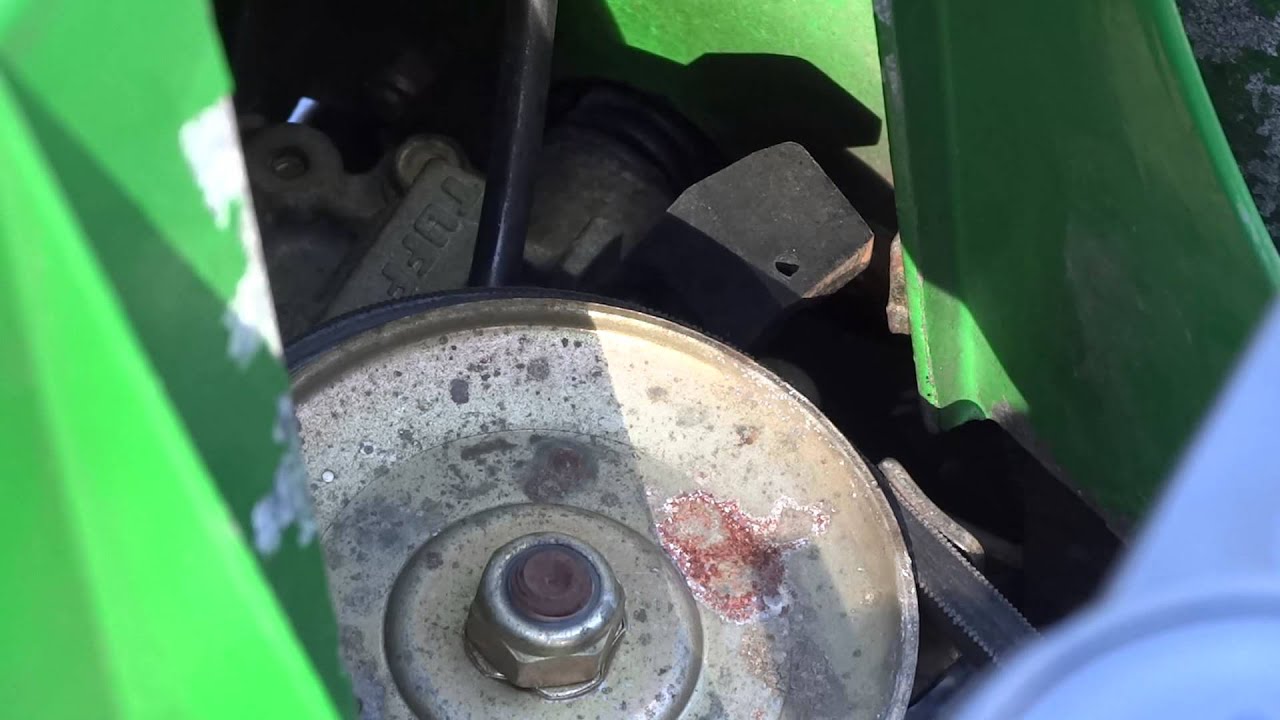 John Deere JX75 Lawn Mower Clutch Spring Installation
