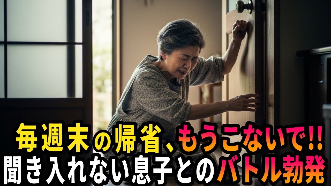 毎週末の帰省、もう来ないで！！聞き入れない息子とのバトル勃発！