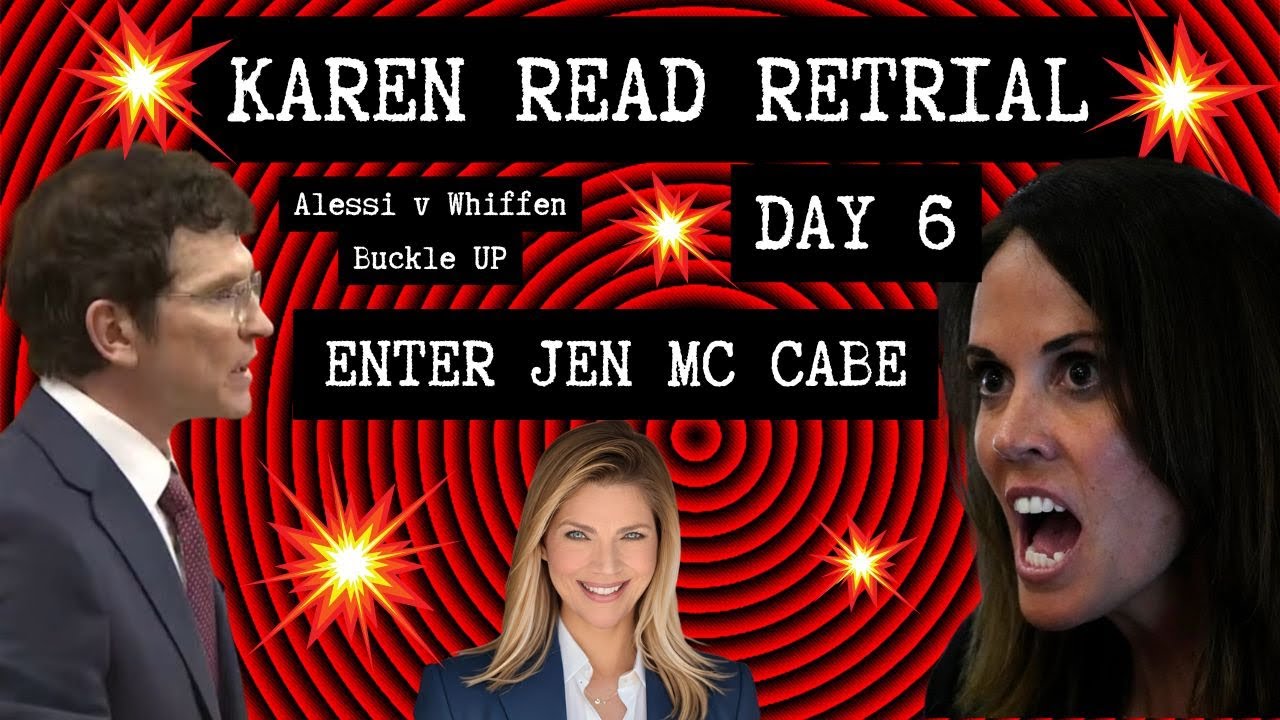 LIVE💥Karen Read Retrial Day 6💥Scissorhands Alessi Crossing Whiffen💥and JEN MC CABE💥Atty Commentary