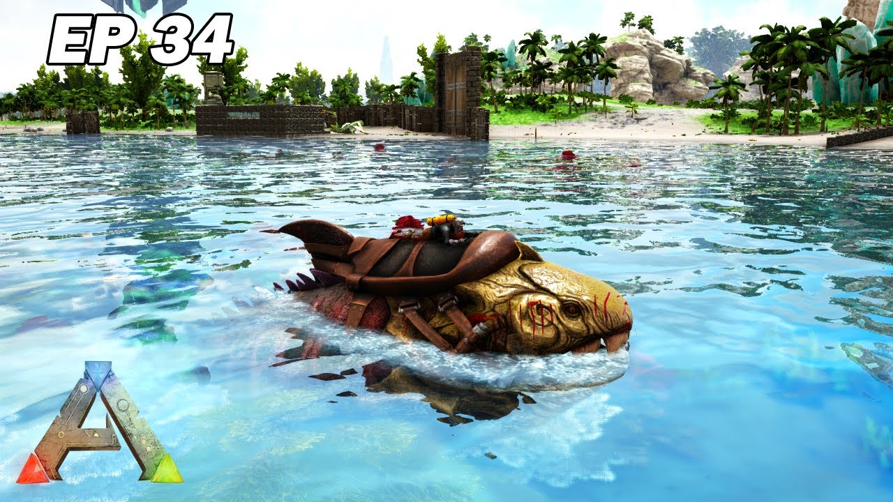 Je capture mon premier Dunkleosteus ! Ark Survival Evolved Ep34 Arkfaxia S3