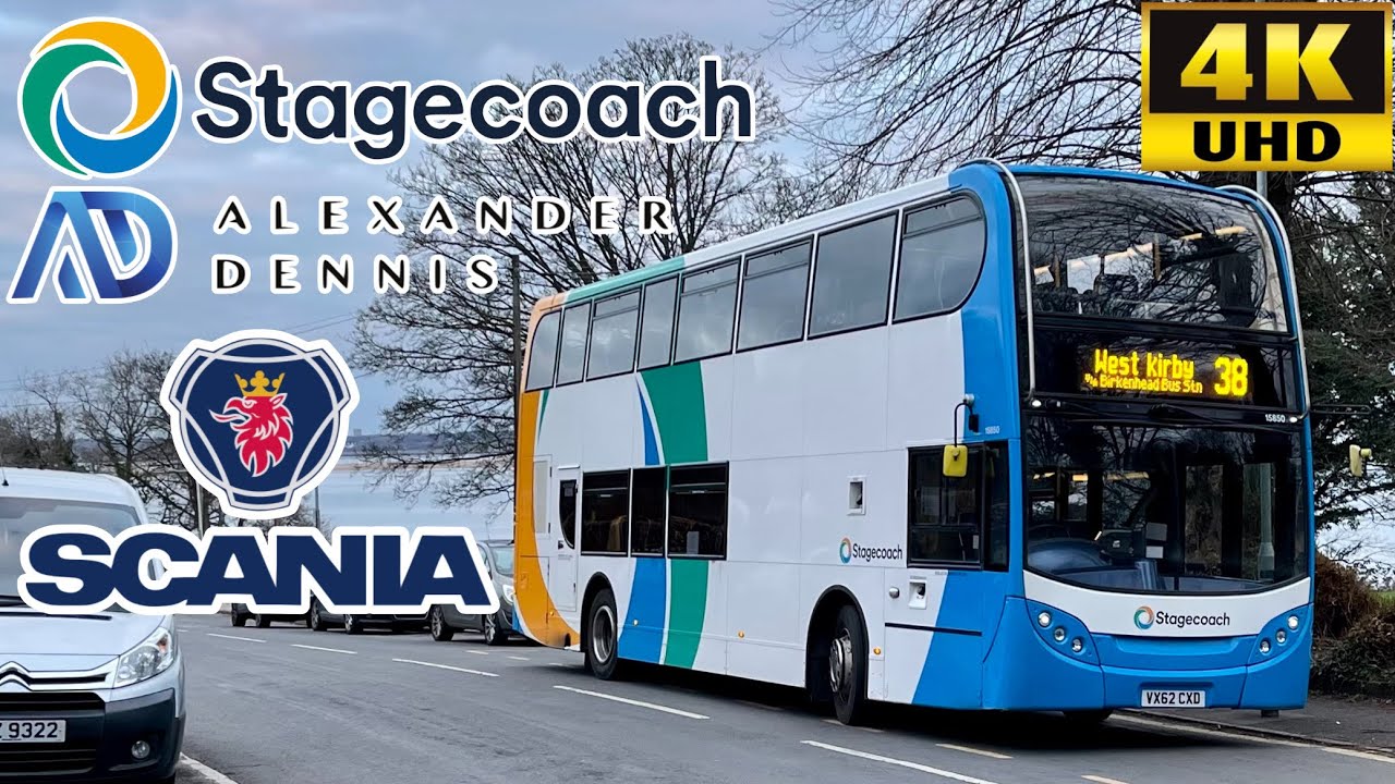 [Stagecoach: 38 West Kirby to Eastham Ferry via Birkenhead & Bromborough] ADL Enviro400 ScaniaN230UD