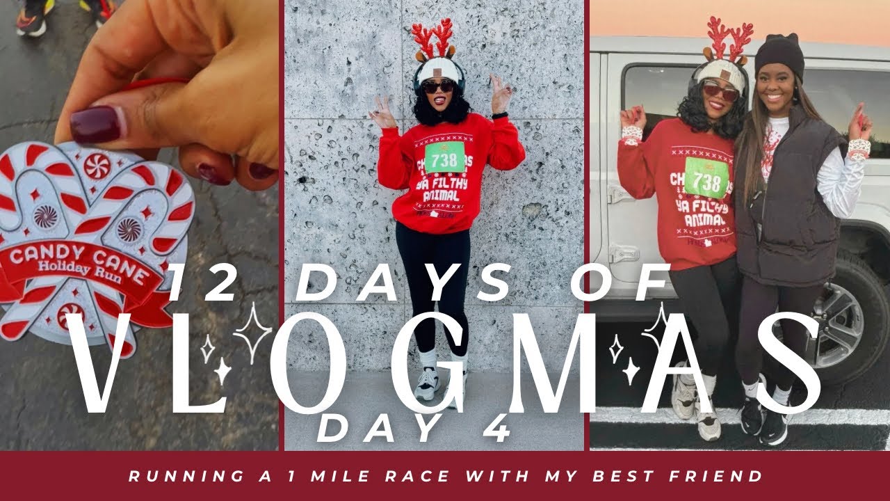 Vlogmas | Пробег на милю с лучшим другом | Реальный видеоблог