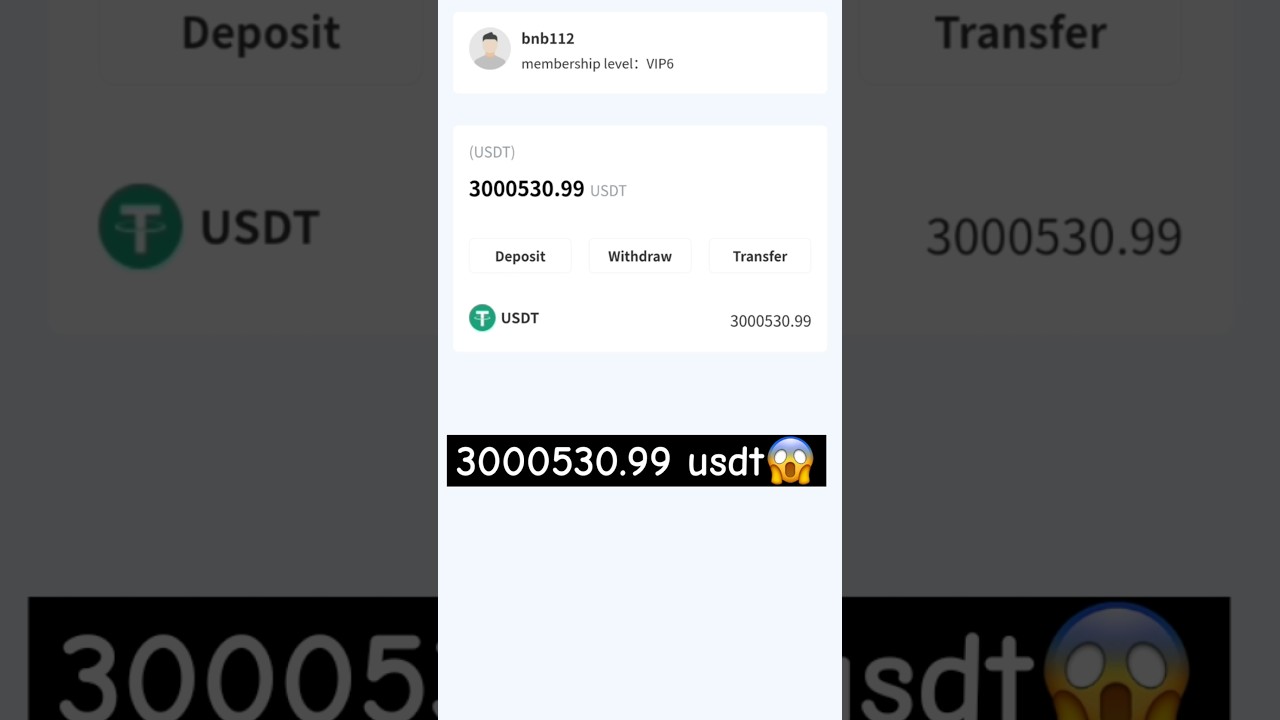 I found 3000530.99 usdt wallet online #btcion315 #onlinefrauds please don't invest