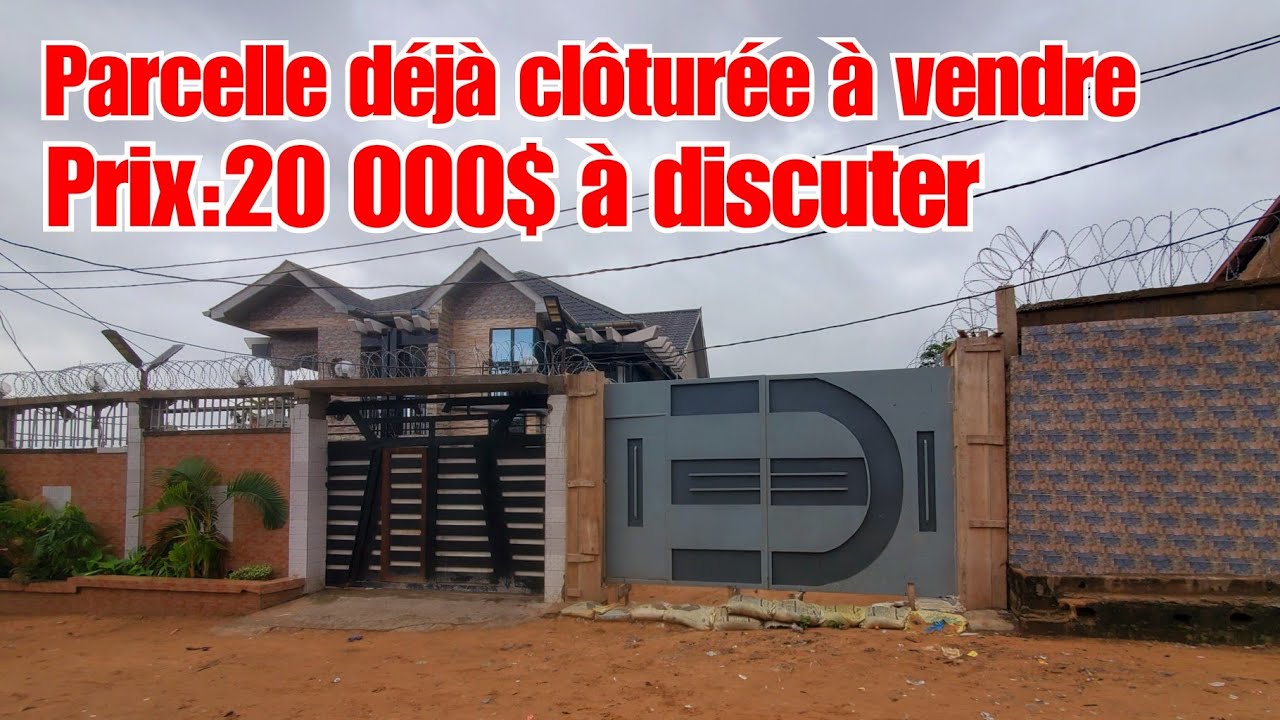 👉RDC/KINSHASA/PRIX:20 000$ À DISCUTER/PARCELLE MISE EN VENTE DÉJÀ CLÔTURÉE AVEC HANGAR (LOCATAIRES)