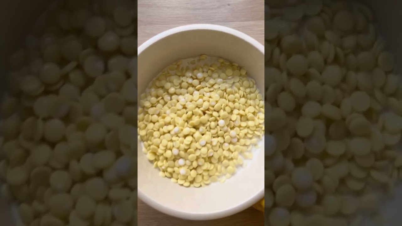 الجناش الأبيض white chocolate ganache