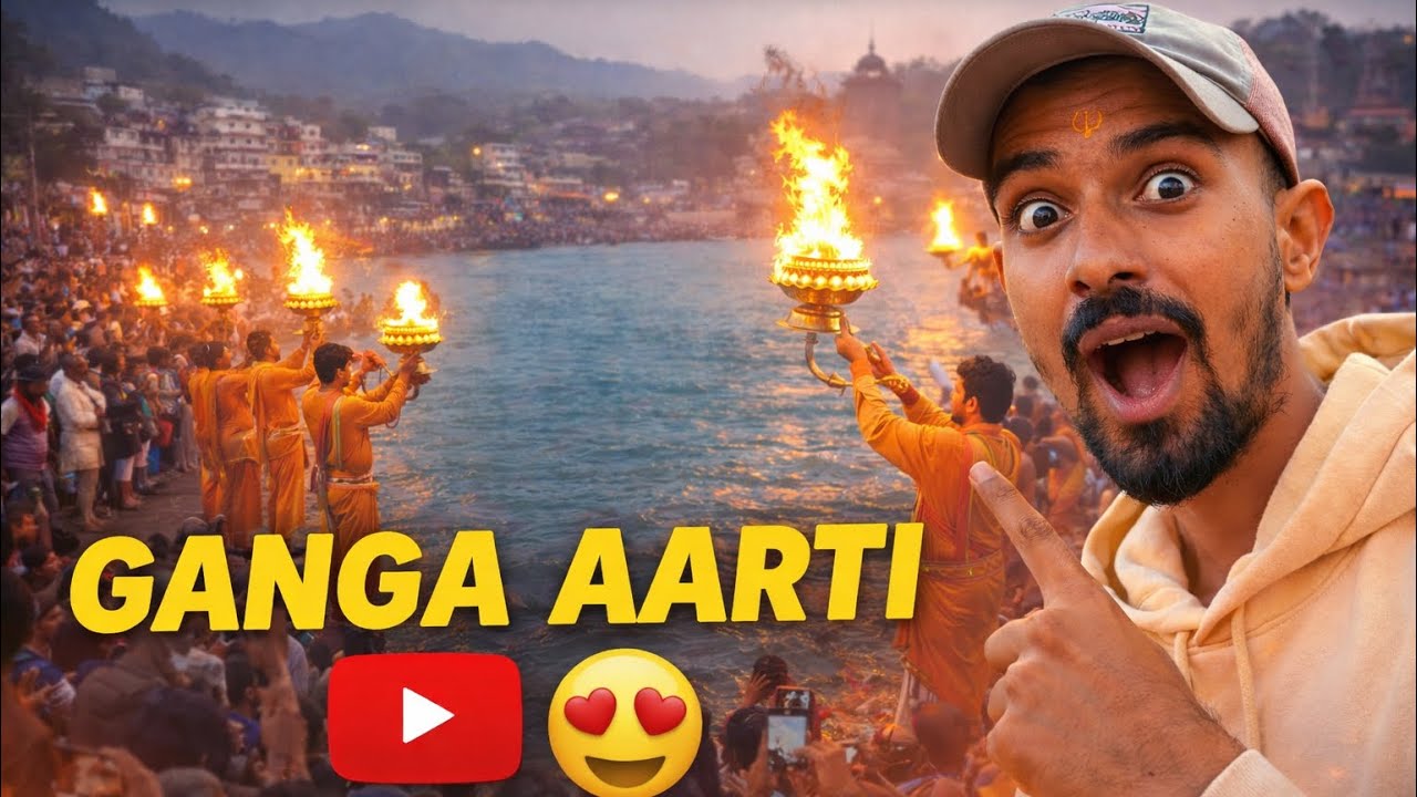 Rishikesh & Haridwar Vlog 😍 Ganga Aarti + Temple Darshan | Full Trip
