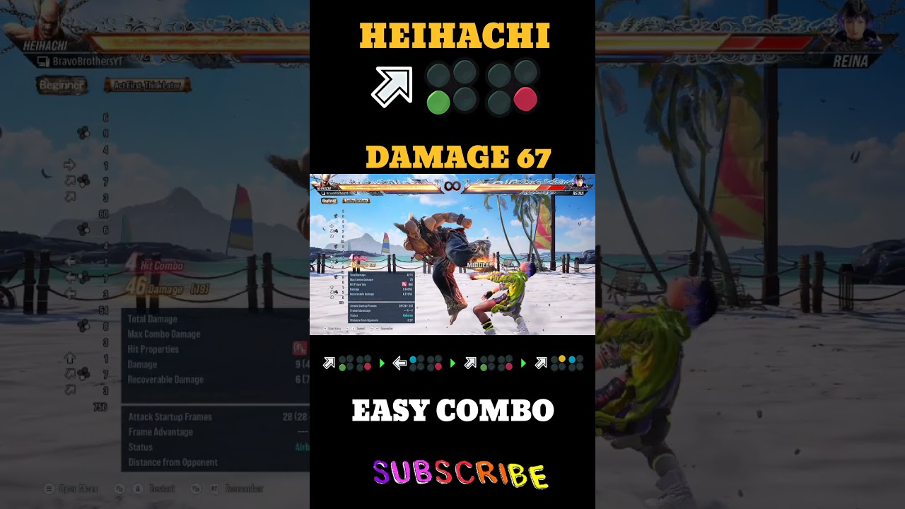Heihachi combo tekken 8 I Tekken 8 Heihachi combo guide#Heihachi#combo#tekken8