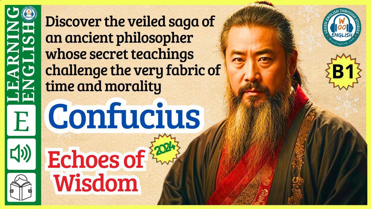 learn English through story level 3 🍁 Confucius - Chinese teacher | WooEnglish
