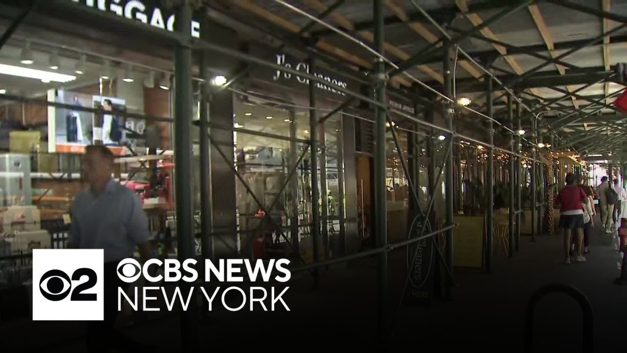 Sidewalk sheds cost NYC businesses thousands in lost revenue, study finds