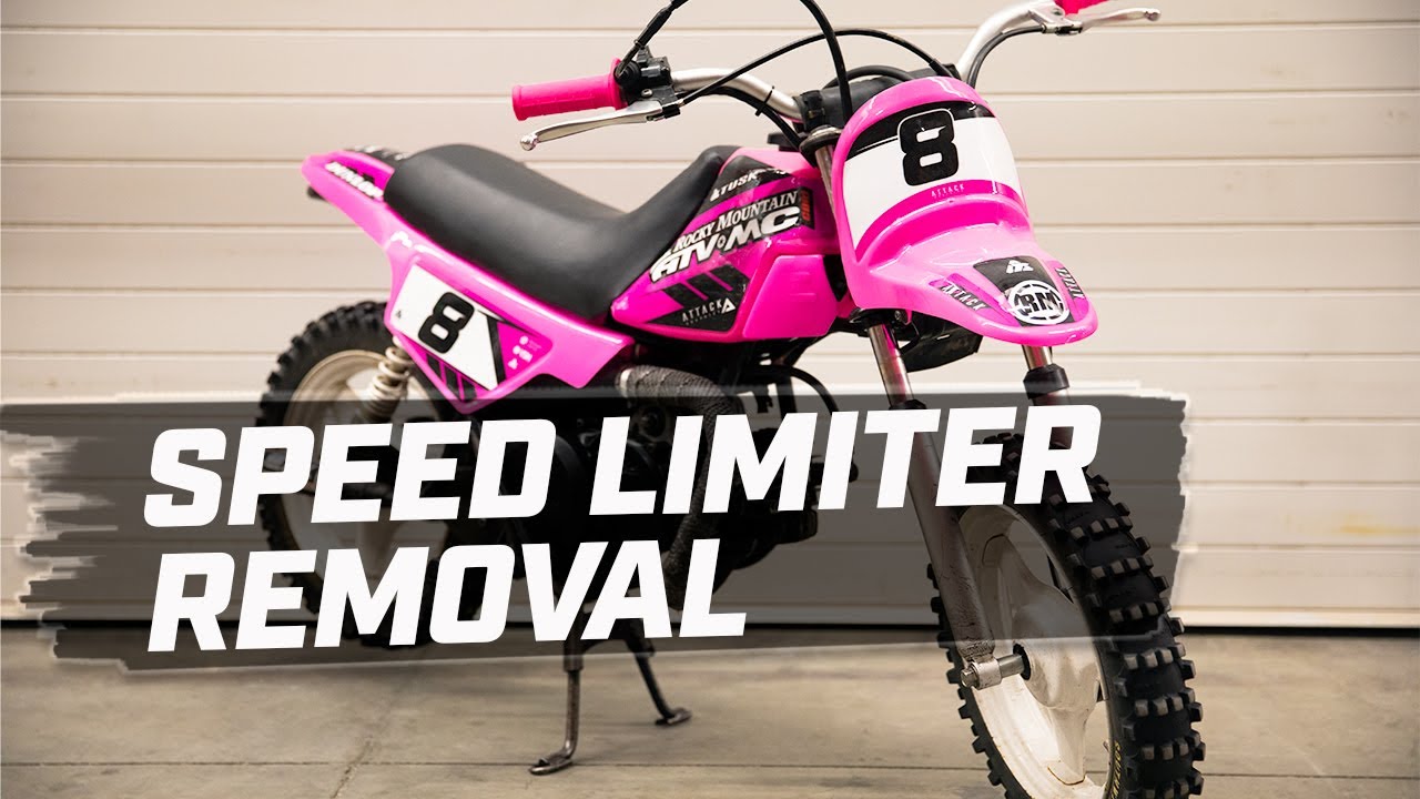 How To Adjust & Remove the Speed Limiter on a Yamaha PW50