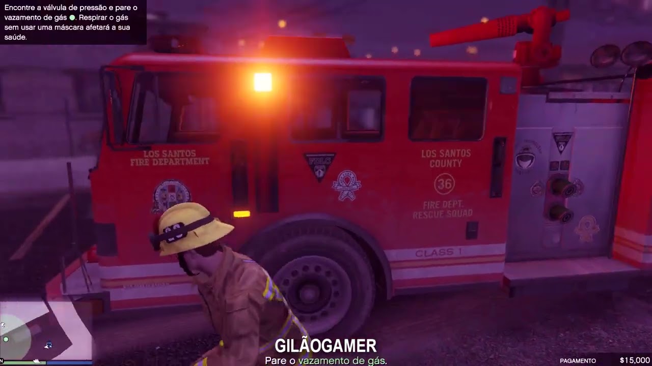 Missão bombeiro gta 5 