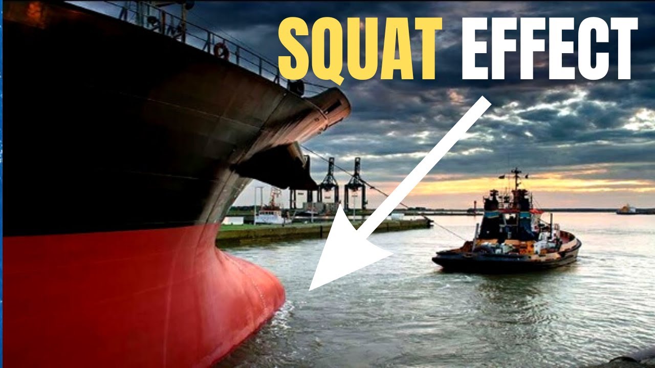 Squat effect | Effect of squat on ship | Merchant navy | Ship handling #squat #merchantnavy