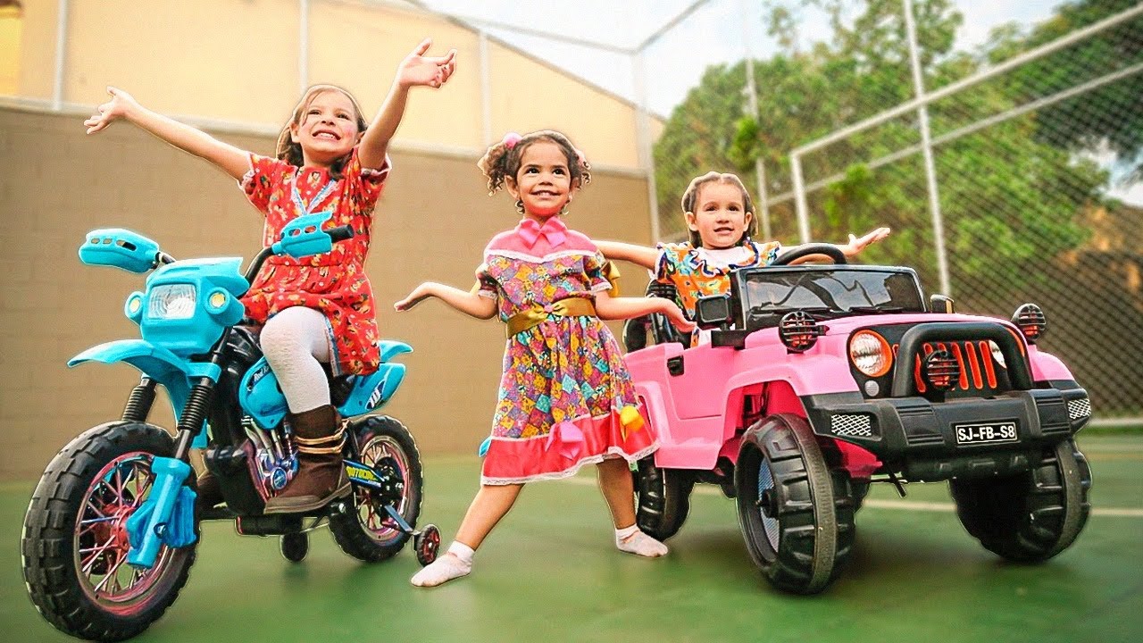 REAÇÃO DA MINHAS PRIMAS AO ANDAR NO MEU JEEP DE RALLY