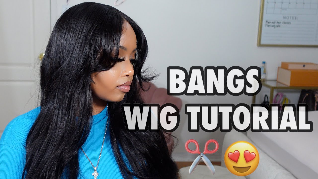 Closure Wig Install + Cutting Curtain bangs || Ft. Dorsanee Hair