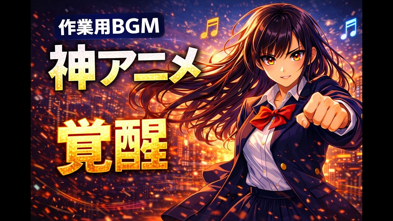 作業用BGM｜City of Tomorrow｜未来を感じるアニメ風BGM｜神アニメ曲｜Original Song