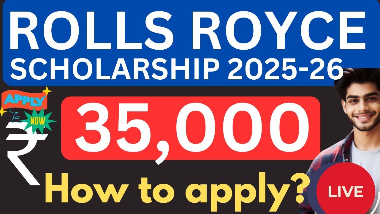 Rolls royce Scholarship 2025-26|Engineering scholarship 2025|BE scholarship 2025 #ssp Karnataka