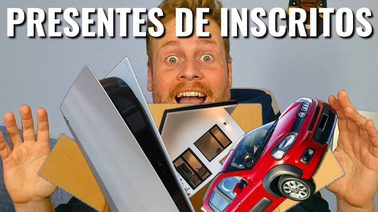 UNBOXING PRESENTE DOS INSCRITOS!